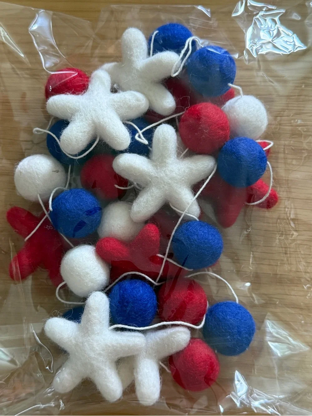 Large lot of Holiday Felt Ball Garland Packs - Multicolor holiday Bundles